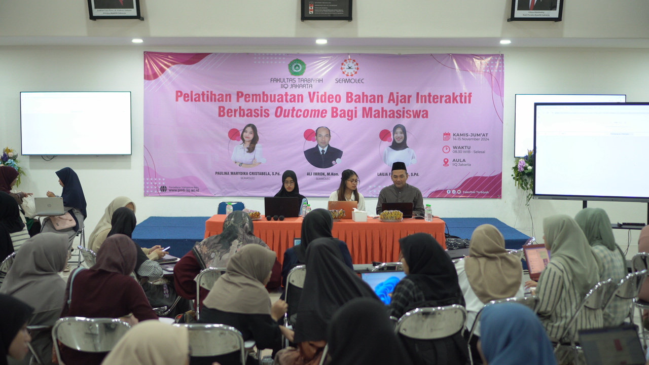 Fakultas Tarbiyah Gelar Pelatihan Intensif IT Mahasiswa, Kolaborasi dengan SEAMOLEC