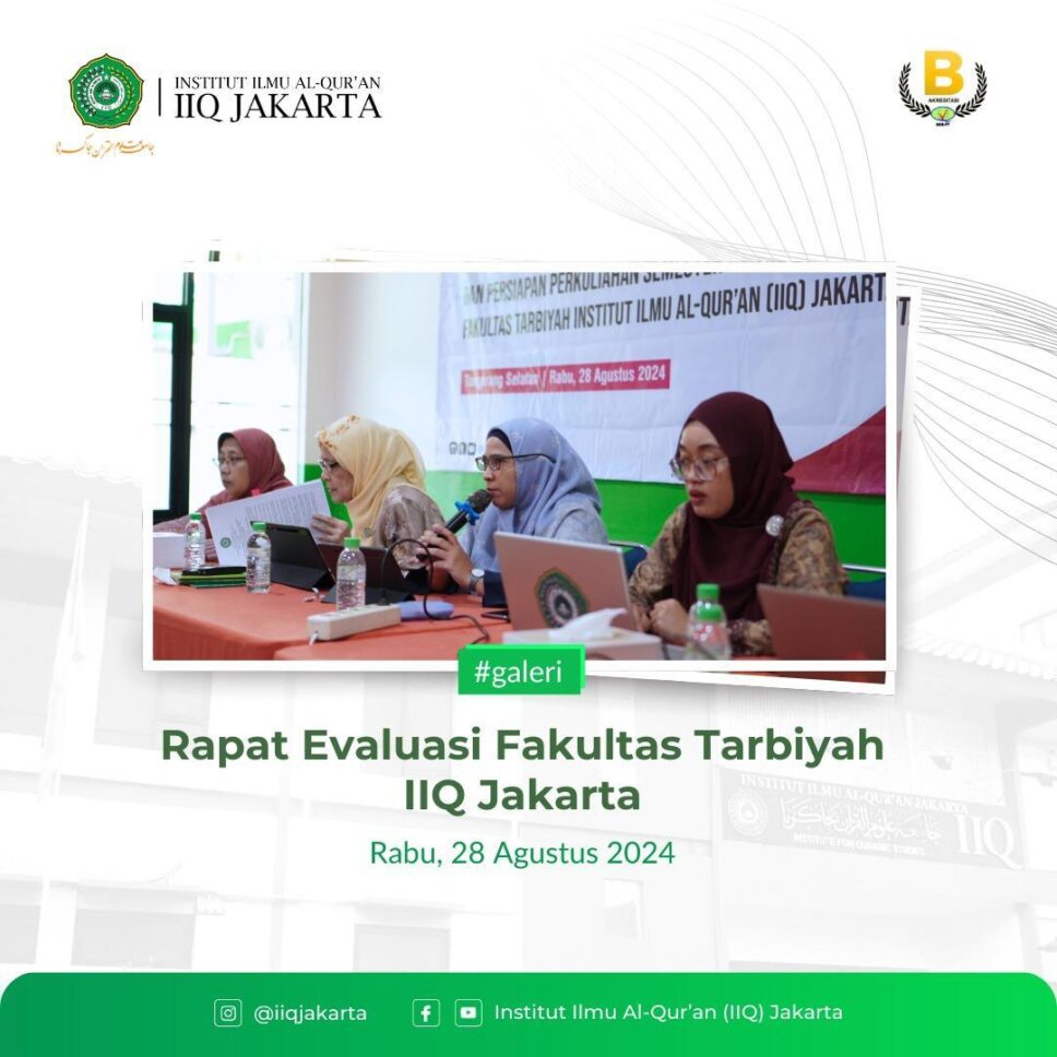 Fakultas Tarbiyah Melaksanakan Rapat Evaluasi Tridarma Dosen Semester Genap dan Persiapan Mengajar Semester Ganjil Tahun Akademik 2024/2025