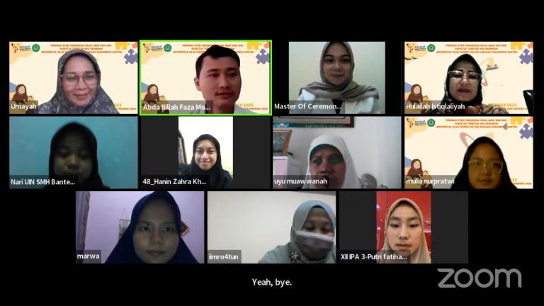 Dosen PIAUD IIQ Jakarta Mengisi di Webinar UIN SMH Banten