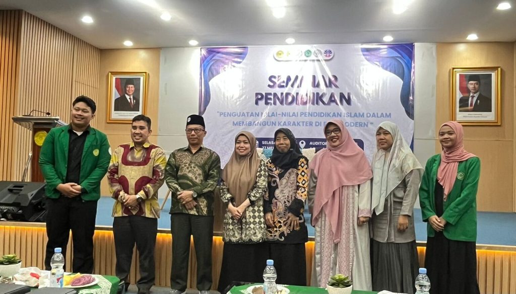 Fakultas Tarbiyah Prodi PAI IIQ Jakarta Gandeng Prodi PAI Universitas Muhammadiyah Jakarta Gelar Seminar Nasional