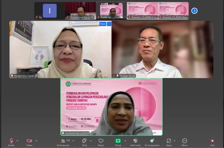 Pembekalan dan Pelepasan PLP II Nasional dan Internasional Fakultas Tarbiyah IIQ Jakarta Tahun Akademik 2024/2025